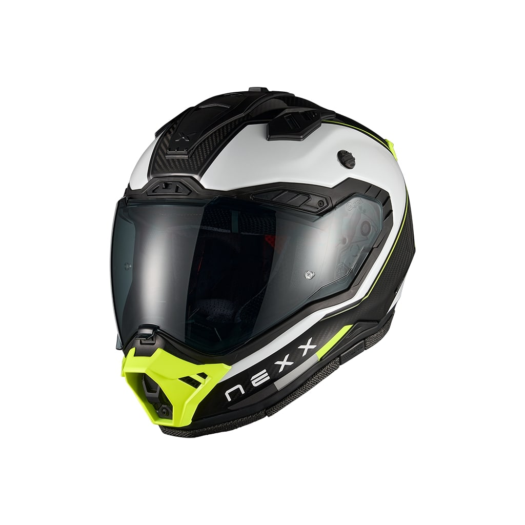 Nexx X.Rally Carbon Raid valkoinen/neon