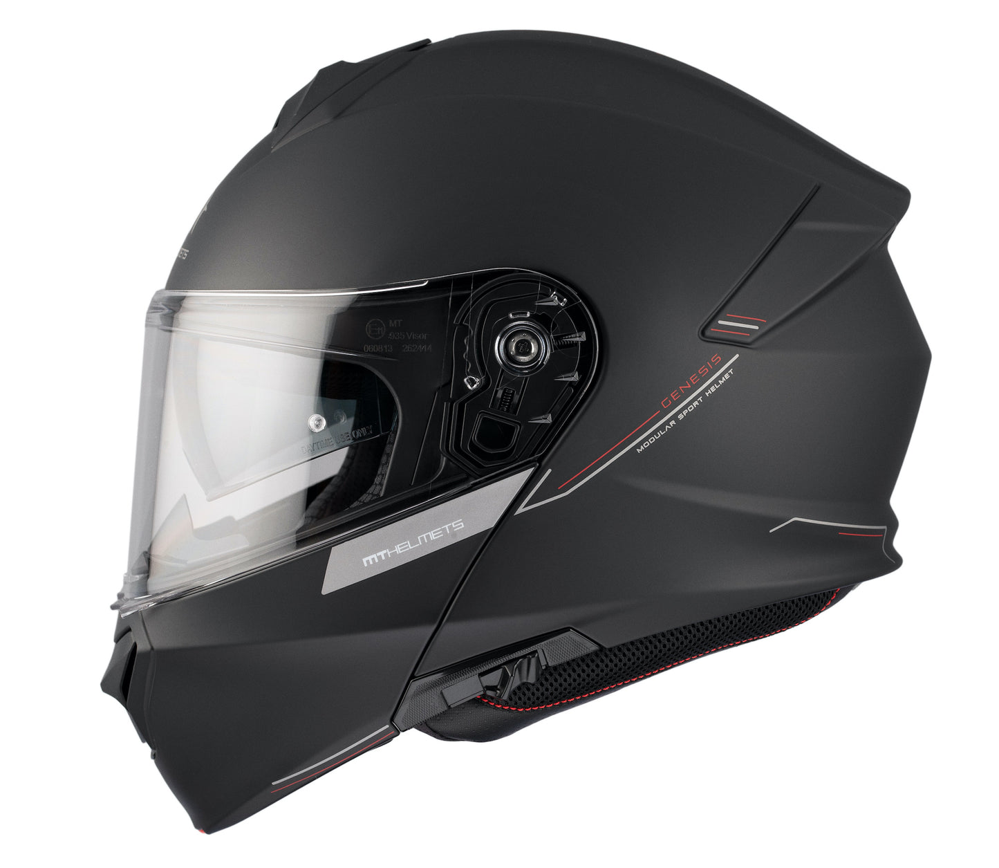 MT Genesis SV flip-up helmet, matt black