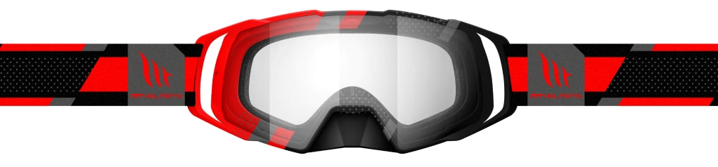 MT MX Evo Stripes ajolasit, punainen/musta