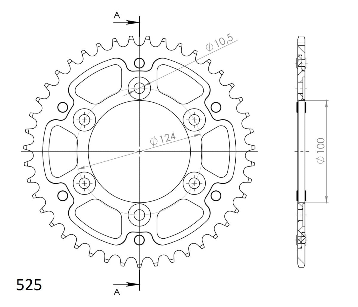 Supersprox Stealth takaratas Black 745-RST-41-0