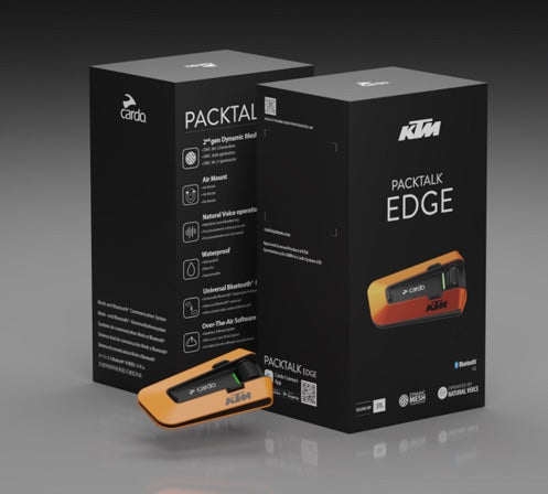 Cardo Packtalk Edge SINGLE kypäräpuhelin - KTM
