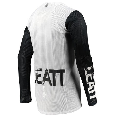 Leatt Jersey Moto 4.5 X-Flow, valkoinen/musta