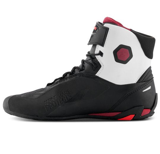 Alpinestars Faster 4 ajokengät,musta/valkoinen/t.punainen