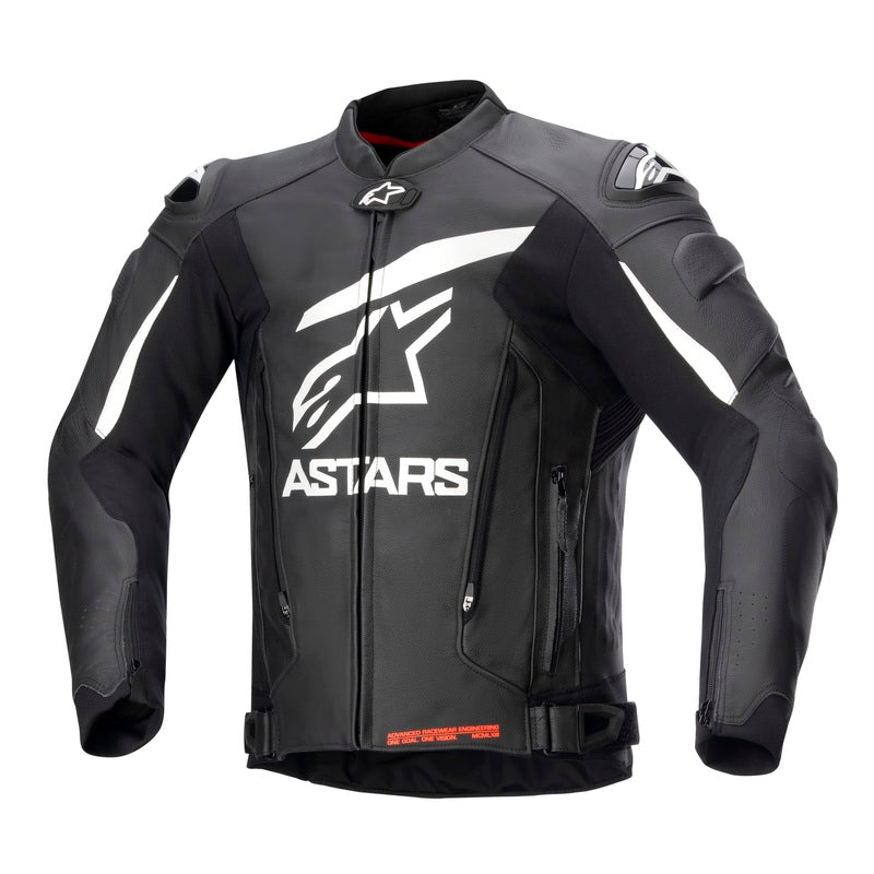 Alpinestars GP Plus v4 nahkatakki, musta/valkoinen