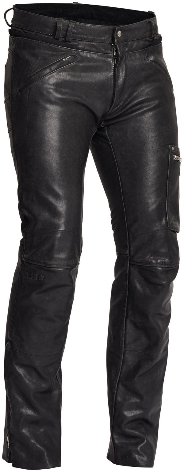 Halvarssons Rider leather pant, black