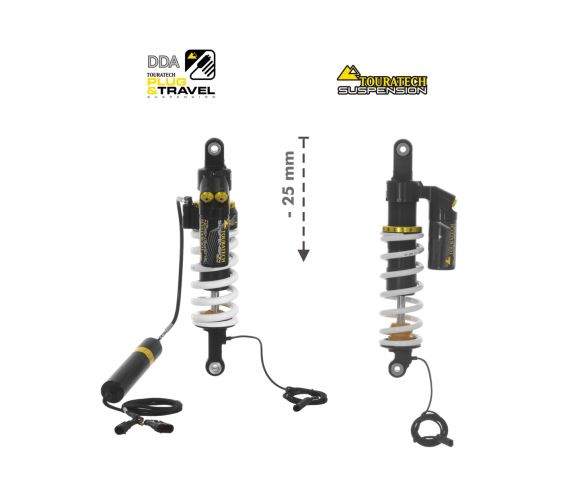 Touratech Suspension-SET Plug & Travel -25 mm lowering for BMW R1200GS Adventure