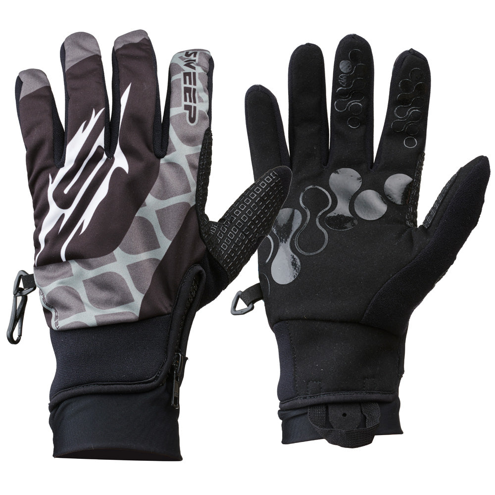 Sweep Freeride 2.1 Snowmobile gloves, grey/black/white