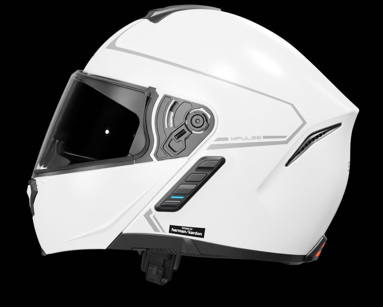 Sena Impulse 06 flip-up helmet, glossy white