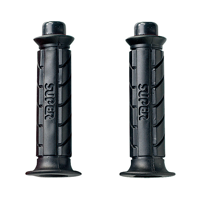 POIGNEES SUPER GRIP NOIRES 125 MM