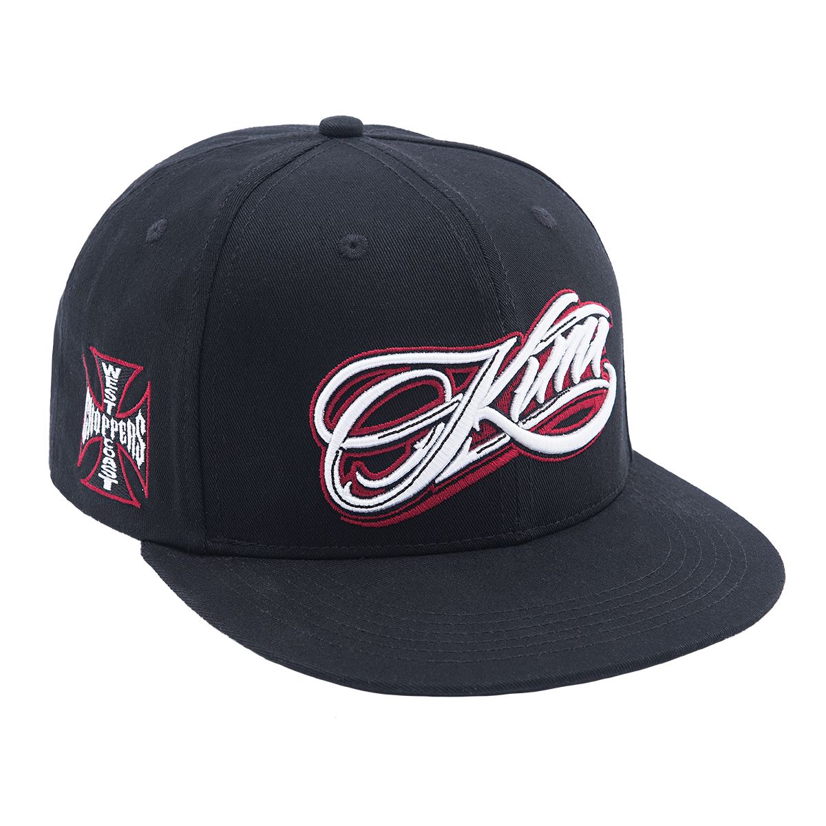KIMI Script Logo - Flatbill Snapback, black