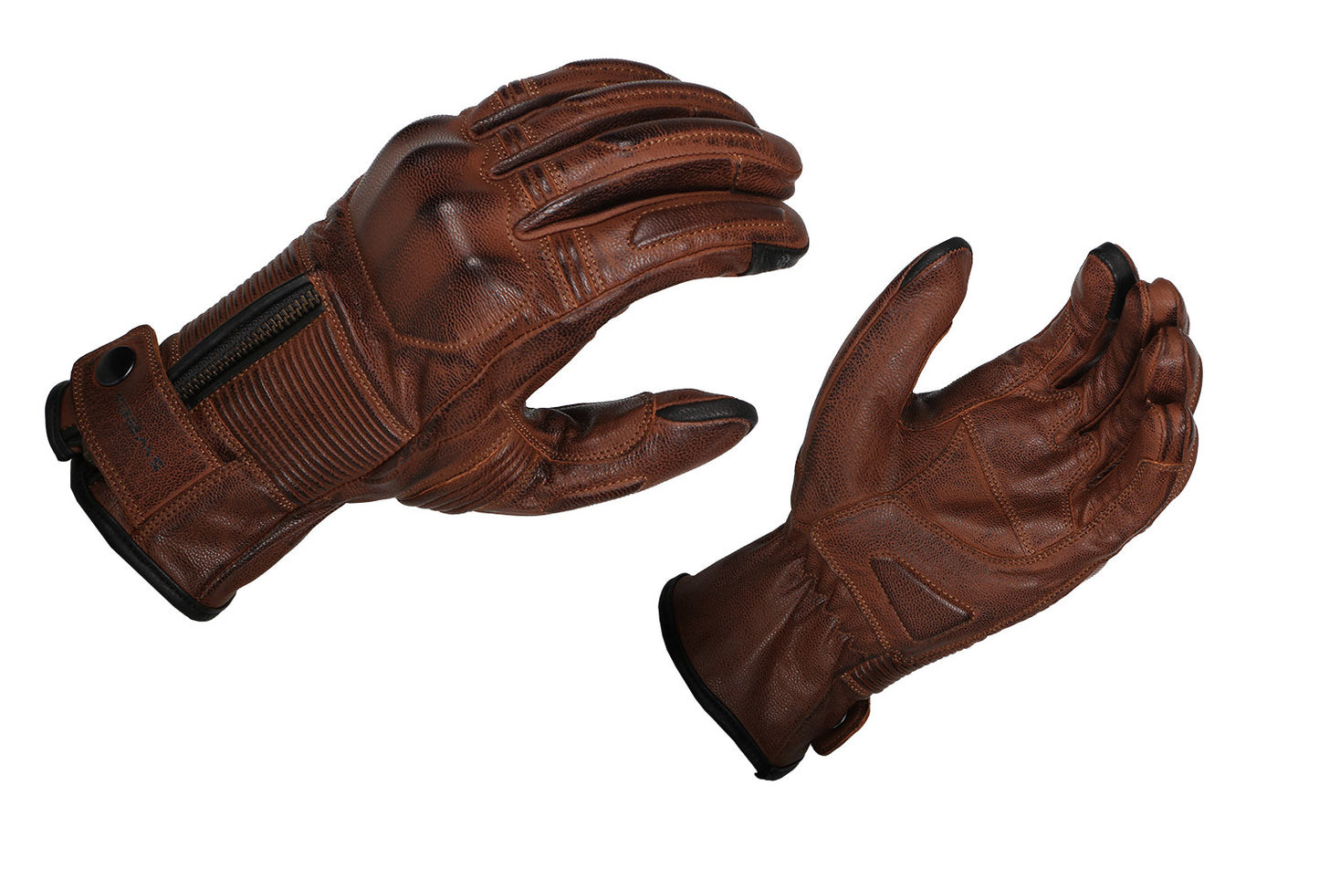 Sweep Patrol nahkakäsineet, ruskea