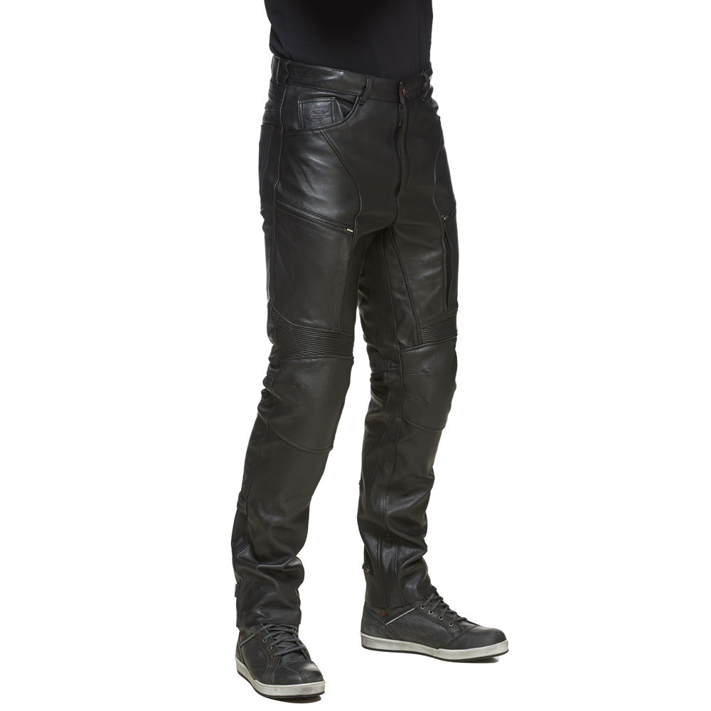 Sweep Ragnar leather pant, black