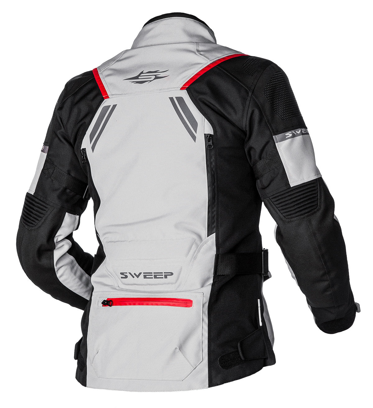 Sweep GPX PRO ladies 4- season jacket, ivory/black/red