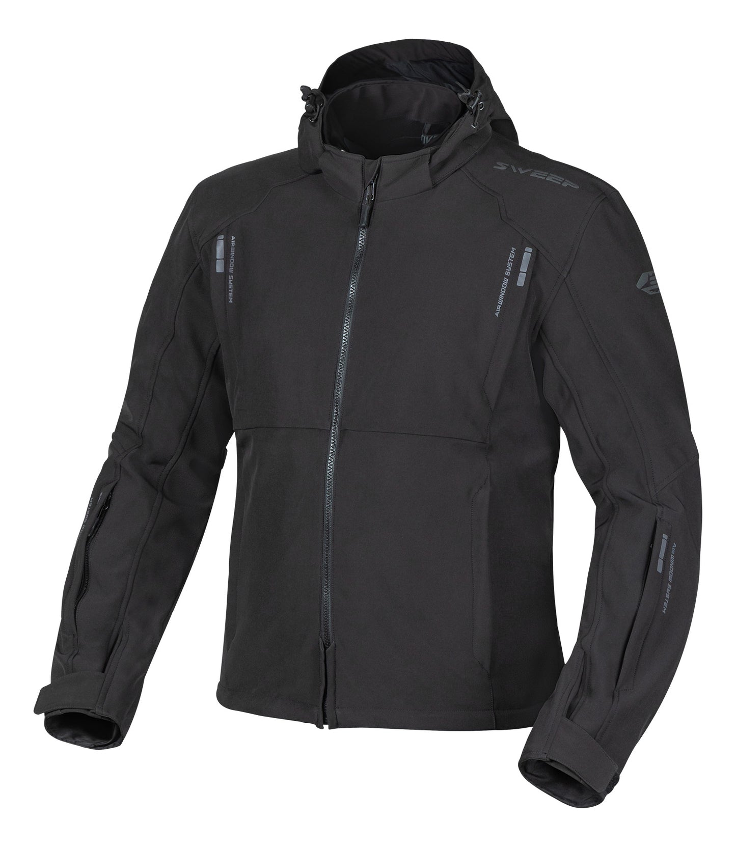 Sweep Suburb kevyt softshell ajotakki, musta