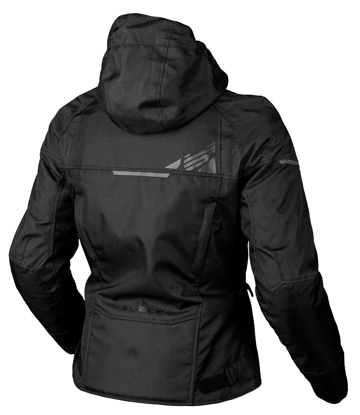 Sweep Tyron waterproof ladies textile jacket, black