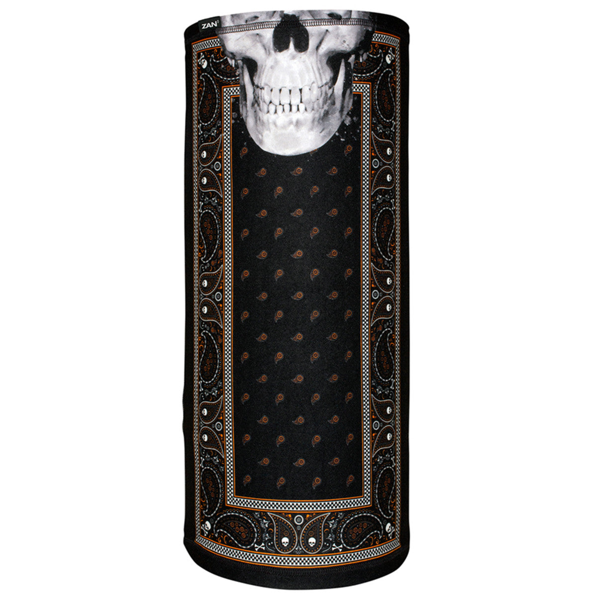 Motley tube, Sport Flex, Black & Orange Classic Bandanna