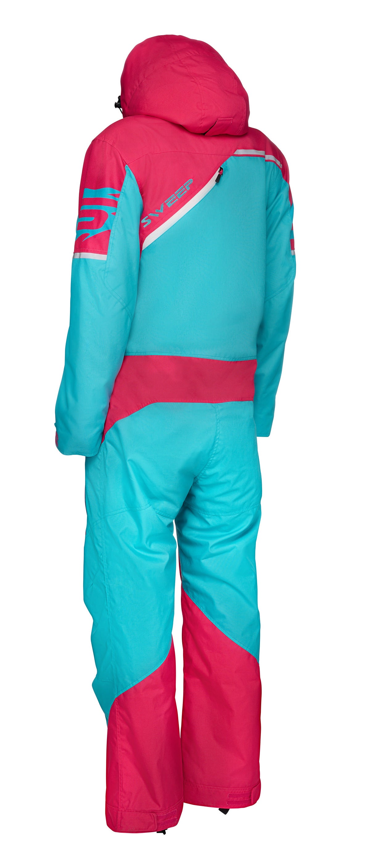 Sweep Razor Light ladies monosuit, bright pink/light blue