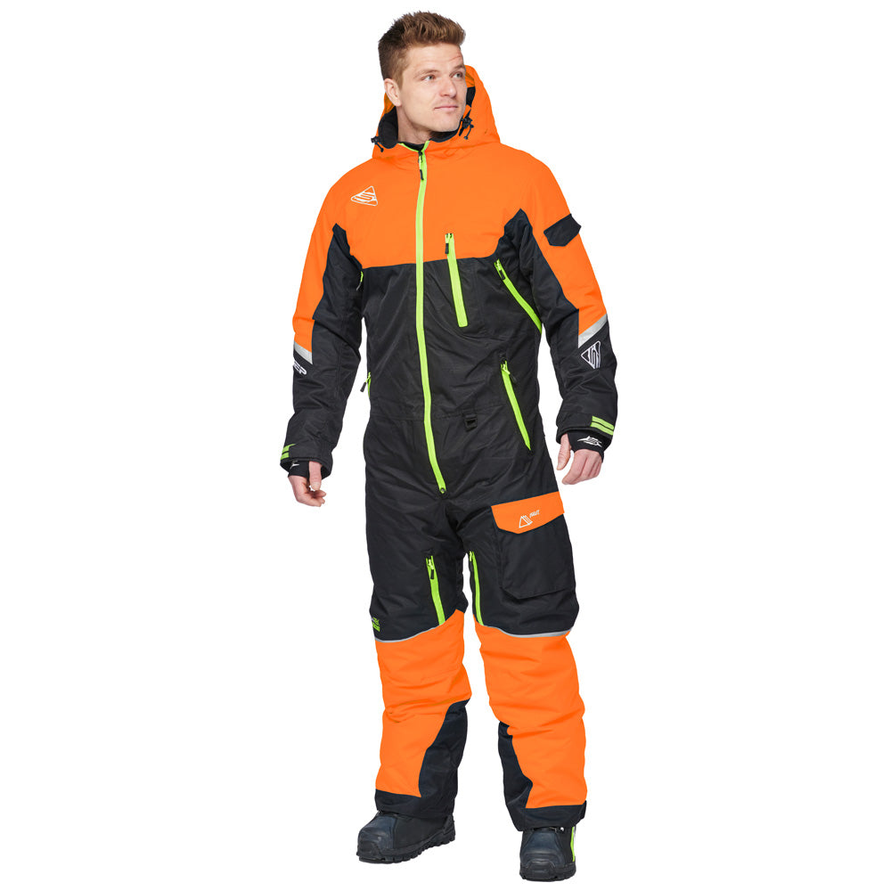Sweep Snowcore CX snow overall, insulated, black/orange