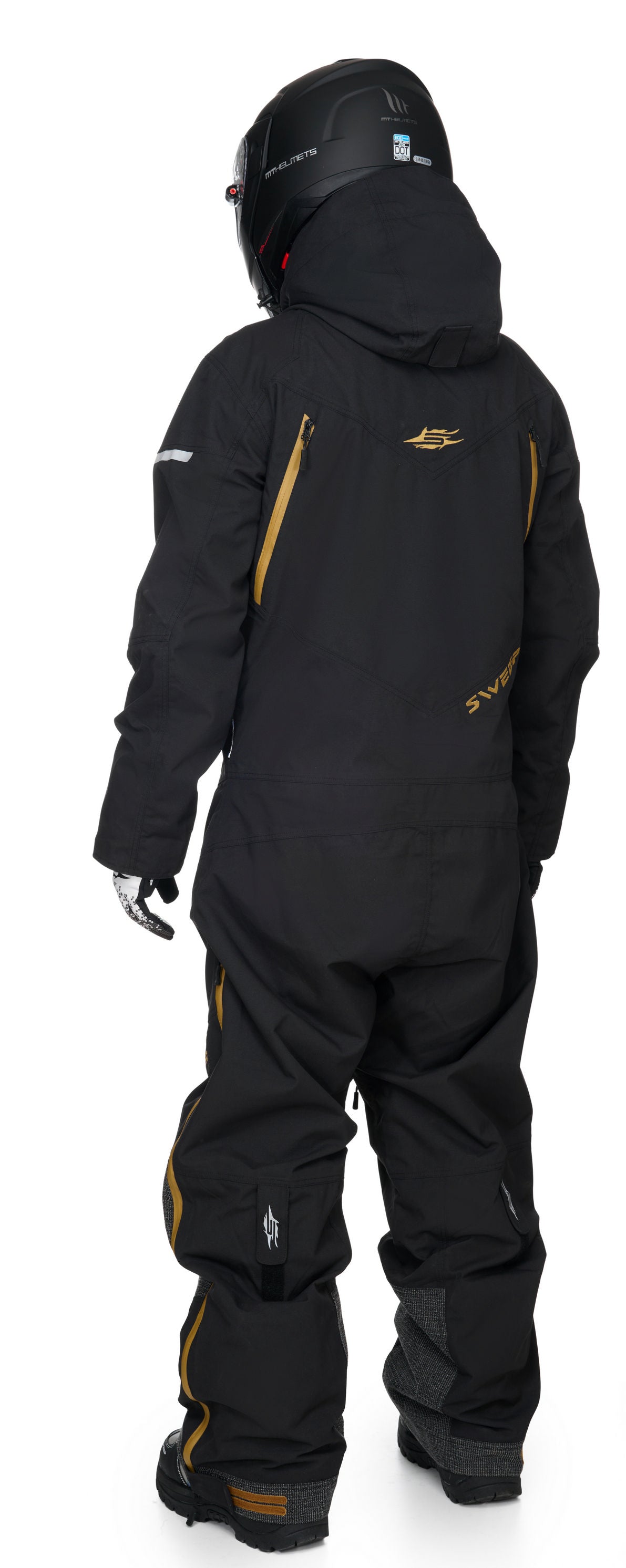 Sweep Tundra Light Monosuit, black/gold