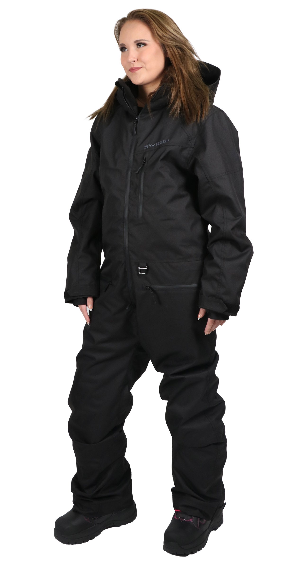 Sweep Vertex Insulated ladies monosuit, black