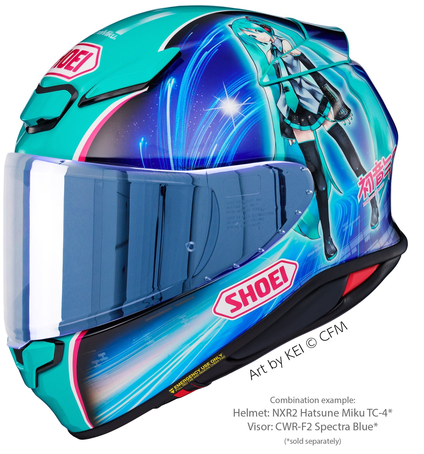 Shoei NXR2 HATSUNE MIKU TC-4