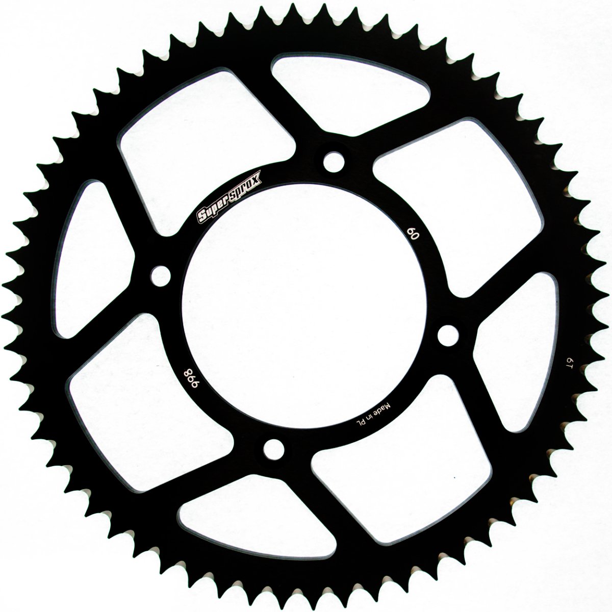 Supersprox takaratas Alu RAL-998:54 Black