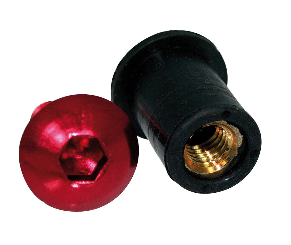 KIT DE VISSERIE DE CARENAGE ROUGE