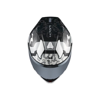 Nexx X.R5R Carbon Jaggo valko/hopea