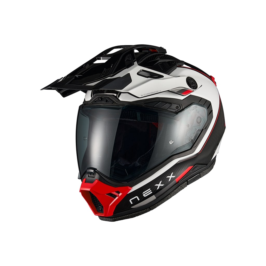 Nexx X.Rally Carbon Raid valkoinen/punainen