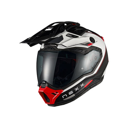 Nexx X.Rally Carbon Raid valkoinen/punainen