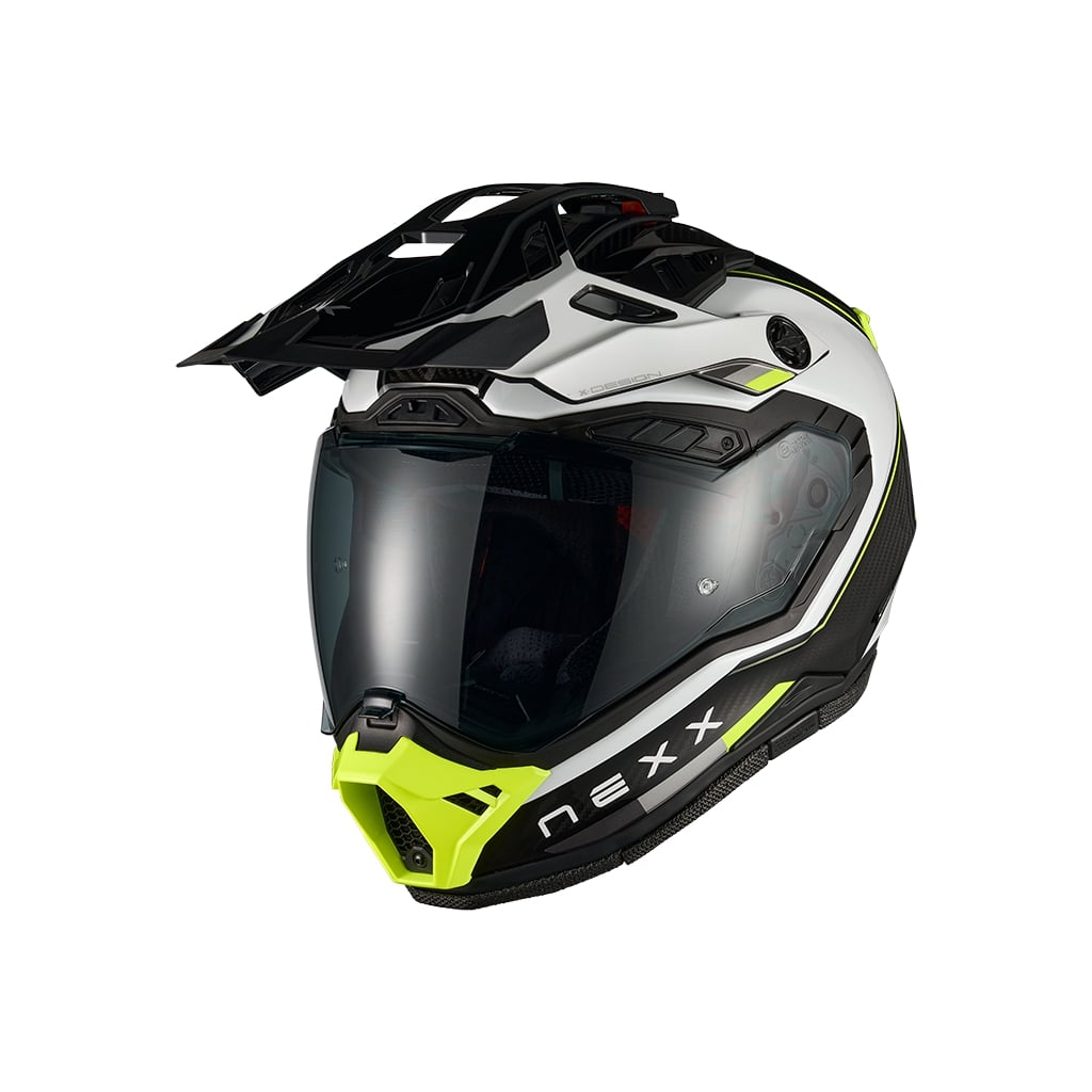 Nexx X.Rally Carbon Raid valkoinen/neon