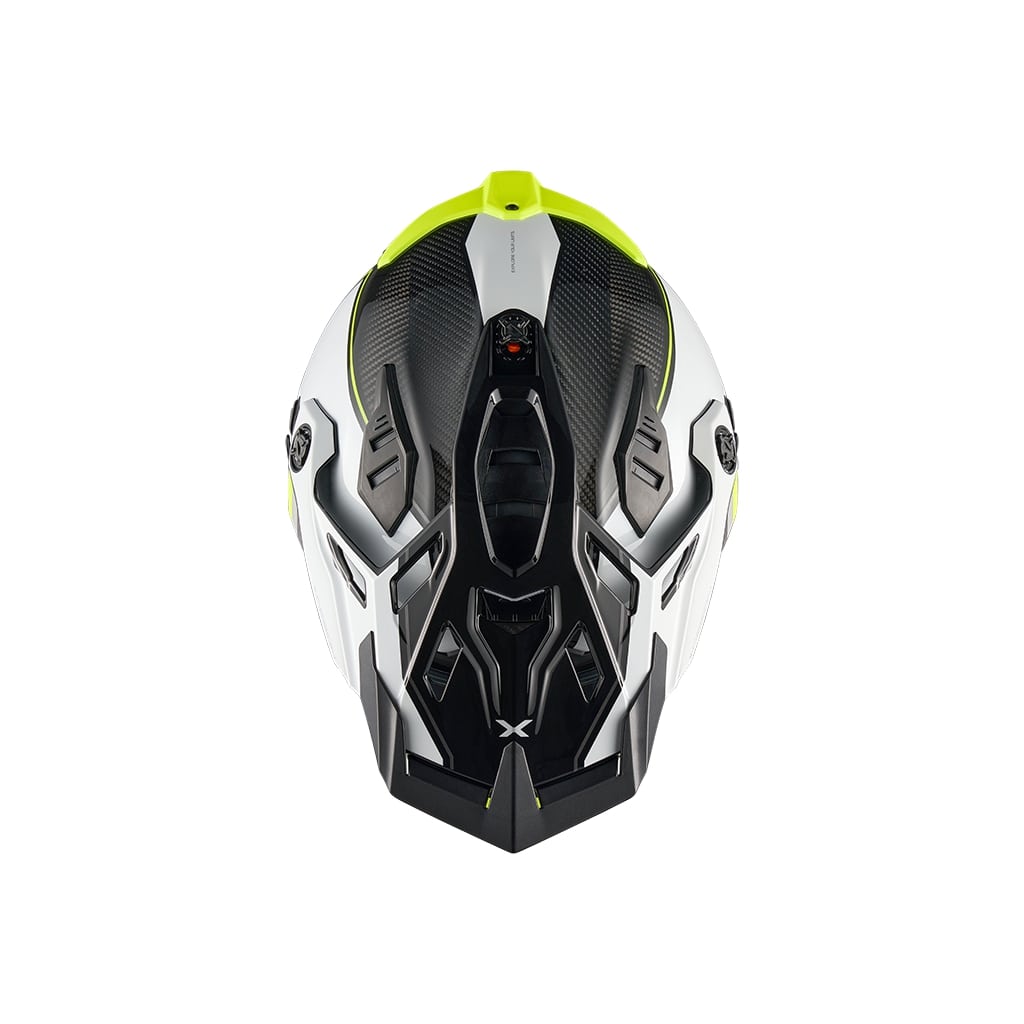 Nexx X.Rally Carbon Raid valkoinen/neon