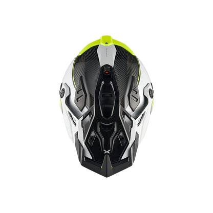 Nexx X.Rally Carbon Raid valkoinen/neon