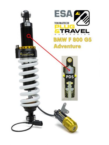 Touratech suspension shock for BMW F800GS Adventure from 2014 Type: Plug & Trave