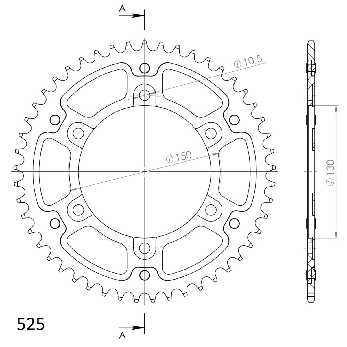 Supersprox Stealth takaratas Silver 300-RST-51-8