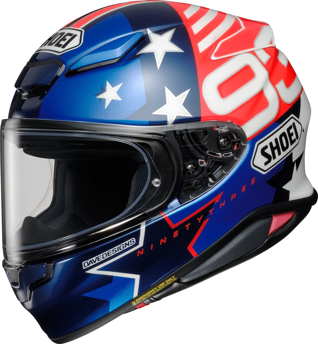 Shoei NXR2 Marquez American Spirit TC-10