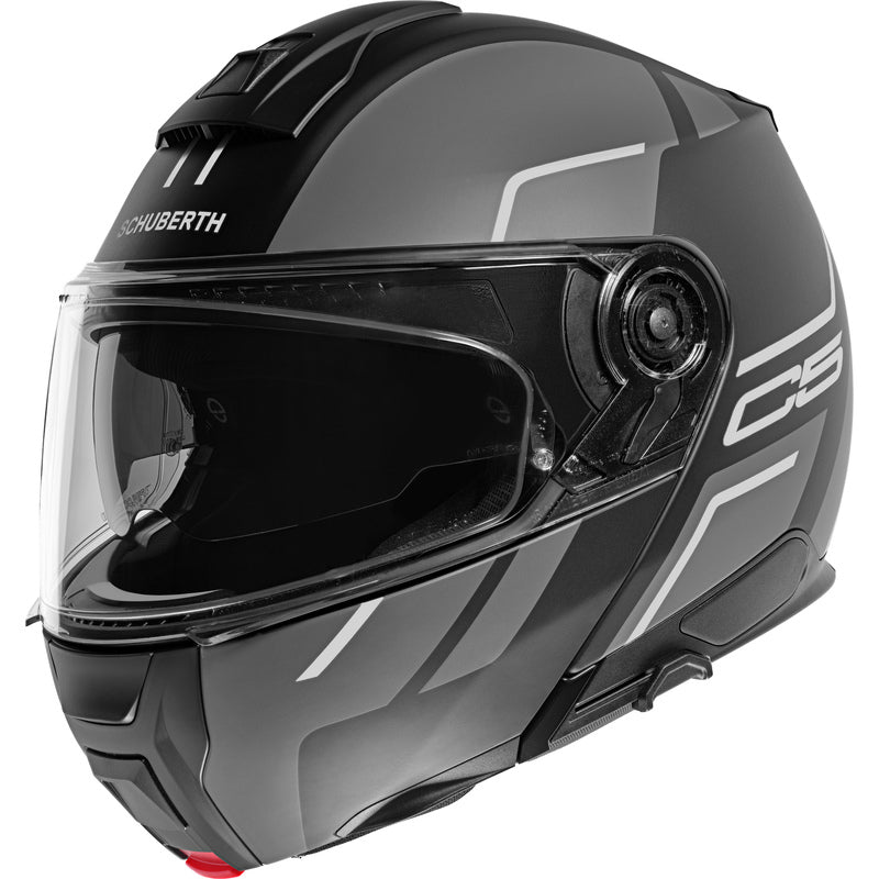 Schuberth C5 Master, harmaa/valkoinen