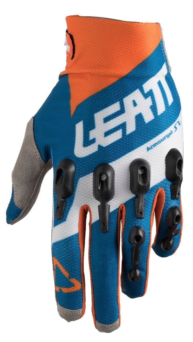 Leatt Glove GPX 4.5 Lite, orange/denim