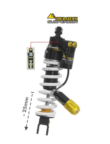 Touratech Suspension lowering shock (-25 mm) for Honda CRF1000L Africa Twin from