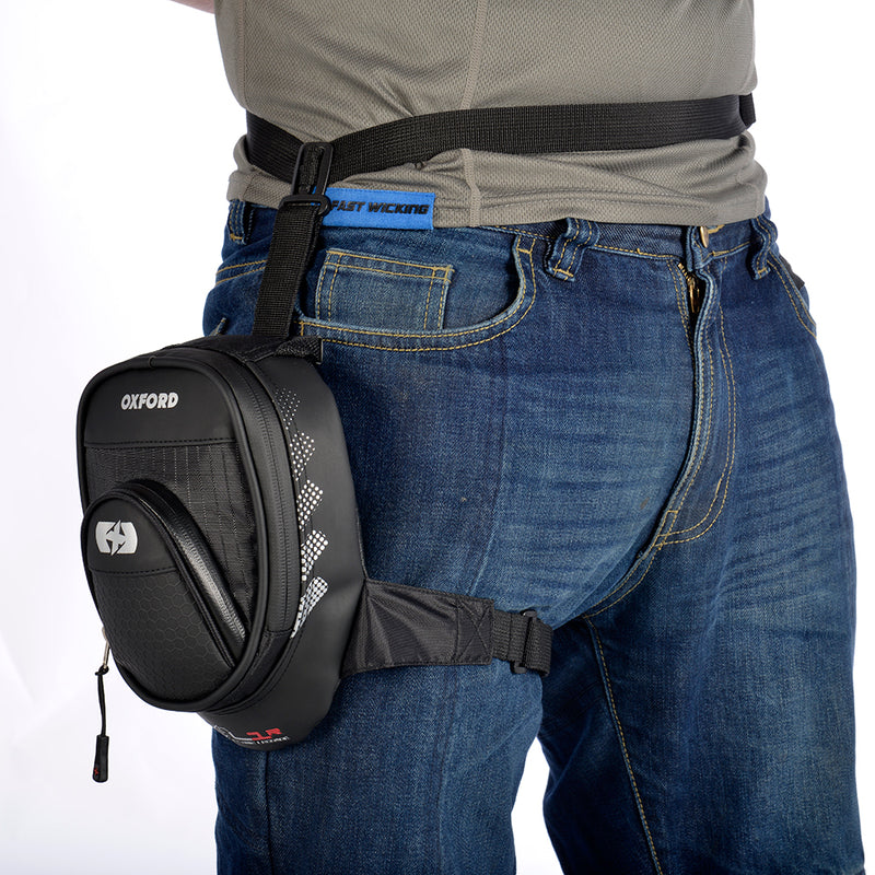 OXFORD L1R Leg Bag Black 1L