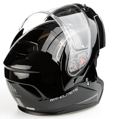 MT Atom flip-up helmet, black
