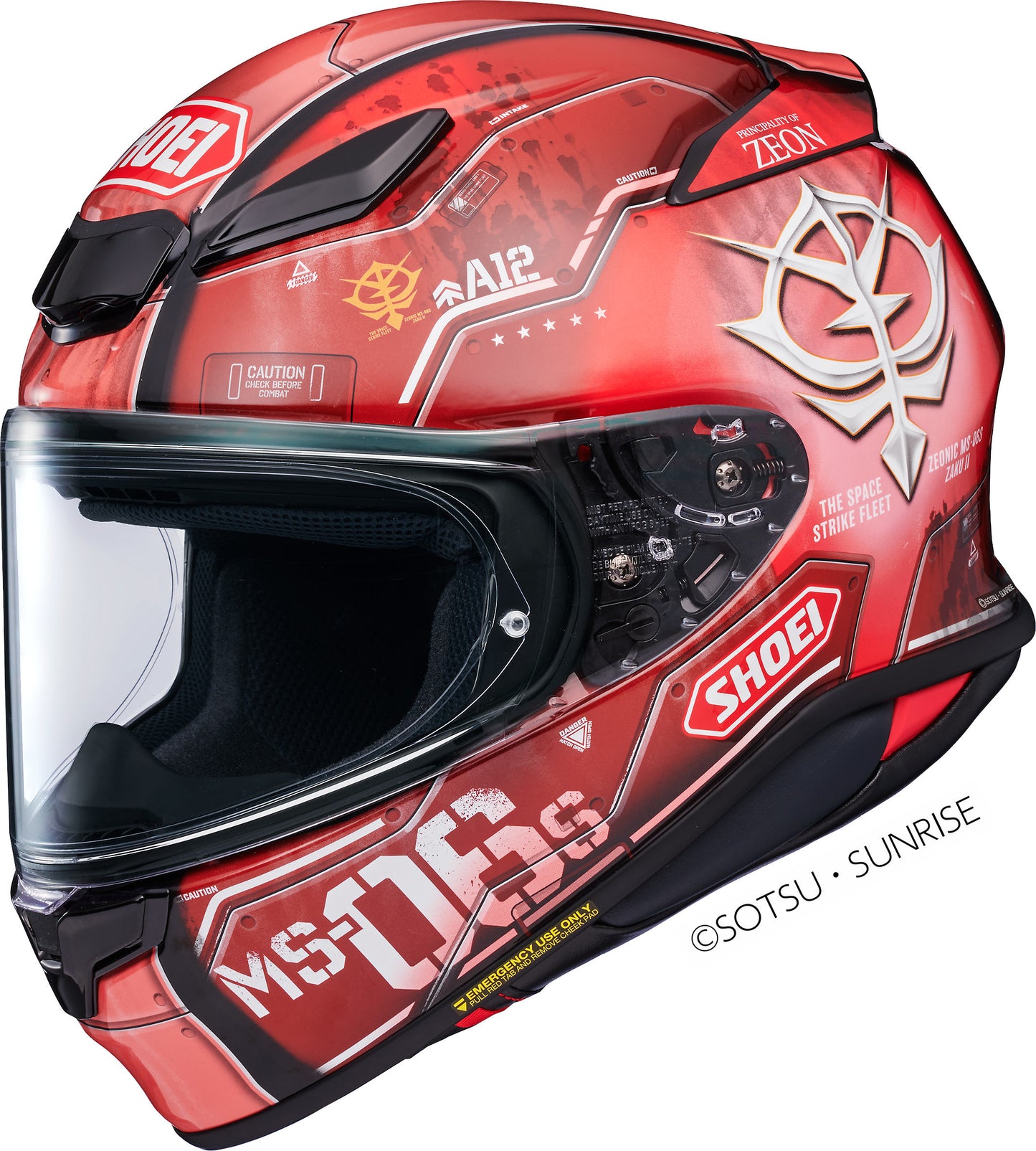 Shoei NXR2 CHAR`S ZAKU II TC-1
