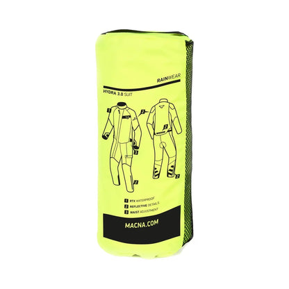 Macna Hydra 3.0 rain suit, hivis/black
