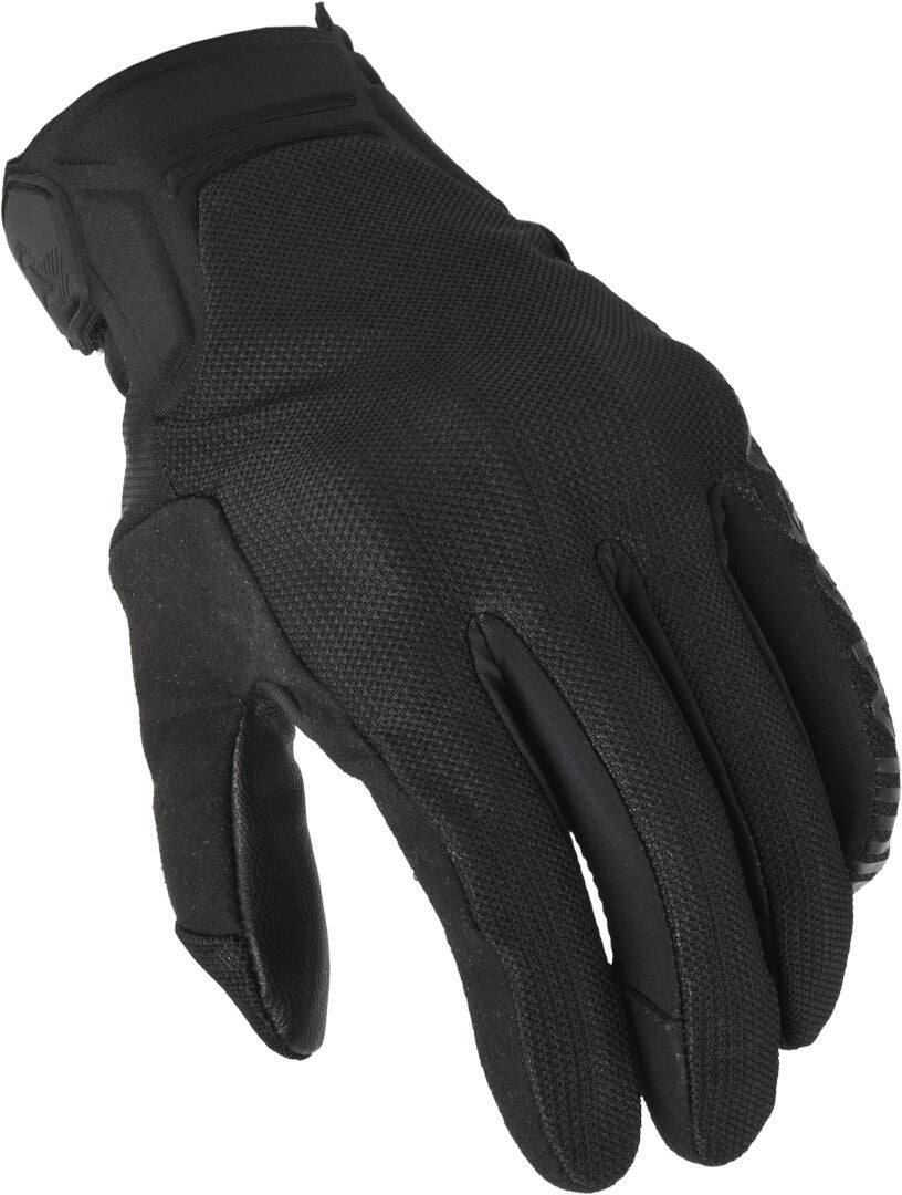 Macna Obtain Leather ohut käsine, musta