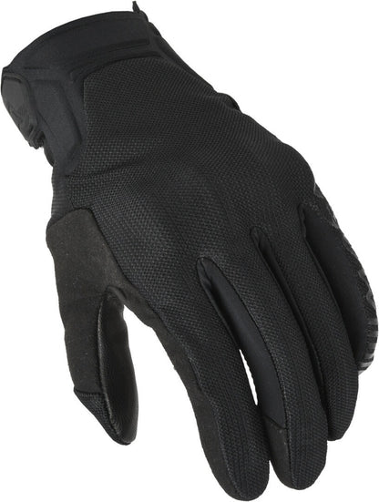 Macna Obtain Leather ohut käsine, musta