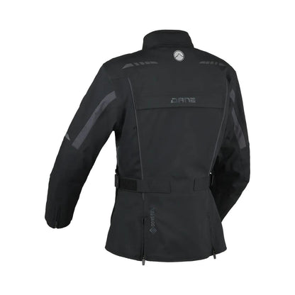 Dane Elling 2 naisten laminoitu gore-tex ajotakki, musta