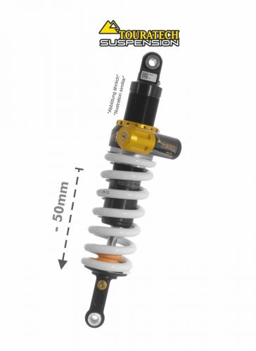 Touratech Suspension lowering shock (-50 mm) for BMW F800GS 2008-2012 type Explo