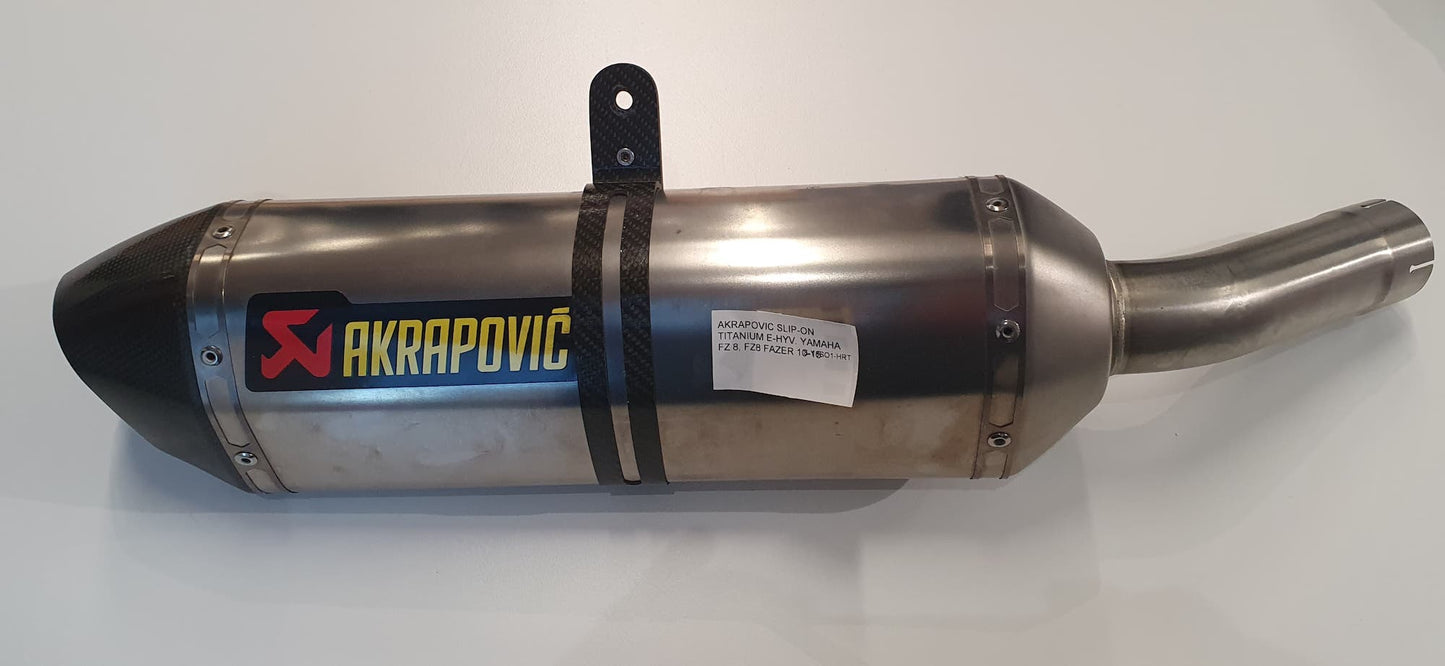 AKRAPOVIC SLIP-ON TITANIUM E-HYV. YAMAHA FZ 8, FZ8 FAZER 10-15