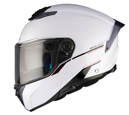 MT Atom 2 SV flip-up helmet, white
