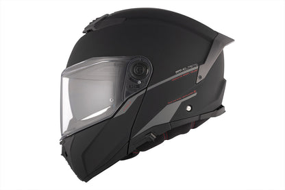 MT Atom 2 flip-up helmet, matt black